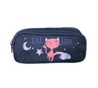 Bagtrotter Trousse Scolaire 2 Compartiments Lili Lou Bleu