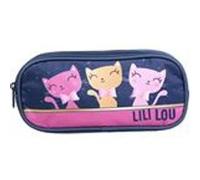 Bagtrotter Trousse Scolaire 2 Compartiments Lili Lou Bleue