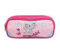 BAGTROTTER Trousse scolaire 2 compartiments Lili Lou Rose