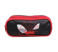 Bagtrotter Trousse scolaire Marvel Spider-Man 2 compartiments Polyester résistant Noir