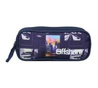 Bagtrotter trousse scolaire 2 compartiments offshore city ville bleue