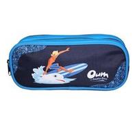 Bagtrotter Trousse scolaire Oum Le Dauphin 2 compartiments Bleu
