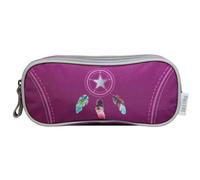 Trousse scolaire rectangulaire phileas attrape rêve plumes violet TU