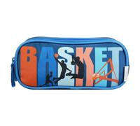 Bagtrotter trousse scolaire 2 compartiments phileas bleu basket