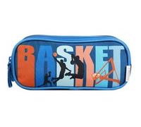 Bagtrotter Trousse scolaire Phileas – 2 compartiments – Bleu Basket