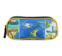 Trousse scolaire rectangulaire phileas dinosaure bleu TU
