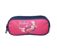 Bagtrotter trousse scolaire 2 compartiments phileas rose