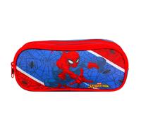 Bagtrotter Trousse scolaire Spider-Man – 2 compartiments – Bleu