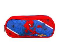 Bagtrotter Trousse scolaire Spider-Man – 2 compartiments – Bleu