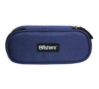 BAGTROTTER Trousse scolaire ovale Plumier Offshore Bleue Bleu G