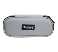 BAGTROTTER Trousse scolaire ovale Plumier Offshore Grise Gris