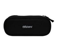 BAGTROTTER Trousse scolaire ovale Plumier Offshore Noire Noir G
