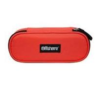 BAGTROTTER Trousse scolaire ovale Plumier Offshore Rouge Rouge G