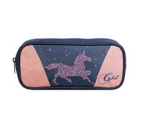 Bagtrotter Trousse scolaire rectangulaire Cybel Cheval Licorne Bleu