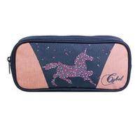 Bagtrotter Trousse scolaire rectangulaire Cybel Cheval Licorne Bleu