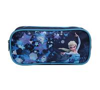 Bagtrotter Trousse Scolaire rectangulaire Disney La Reine des Neiges/Frozen Elsa Bleue