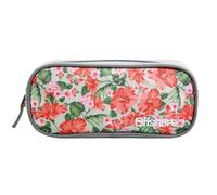 Bagtrotter Trousse Scolaire rectangulaire Offshore Grise Fleurs