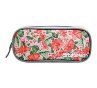 Bagtrotter Trousse Scolaire rectangulaire Offshore Grise Fleurs