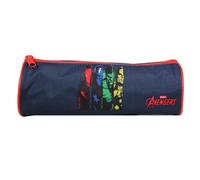 Bagtrotter trousse scolaire ronde avengers bleue