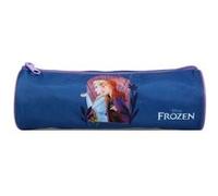 Trousse scolaire ronde disney la reine des neiges frozen bleu TU