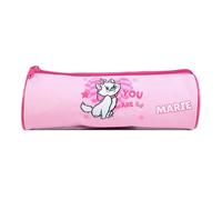 Bagtrotter Trousse Scolaire Ronde Disney Marie Les Aristochats Rose