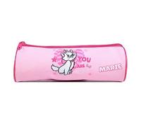 Bagtrotter Trousse Scolaire Ronde Disney Marie Les Aristochats Rose
