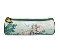 BAGTROTTER Trousse scolaire ronde Jurassic World Verte Dinosaure