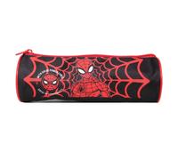 Bagtrotter Trousse Scolaire Ronde Marvel Spider-Man Noire Toile d'araignée