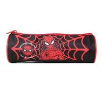 Bagtrotter Trousse Scolaire Ronde Marvel Spider-Man Noire Toile d'araignée