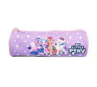 Bagtrotter – Trousse scolaire ronde My Little Pony – Polyester zippée – Violet