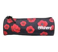 Bagtrotter Trousse Scolaire Ronde Offshore Noir Coquelicots