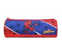 Bagtrotter – Trousse scolaire – Spider-Man – Ronde en polyester, zippée – Bleu