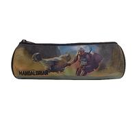 Bagtrotter Trousse Scolaire Ronde Star Wars/The Mandalorian Grise