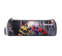 Bagtrotter Trousse Scolaire Ronde Transformers Grise
