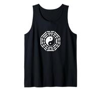 Bagua Miroir Feng Shui Design Yin/Yang Huit Trigrammes Symbole Débardeur