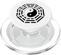 Bagua Miroir Feng Shui Design Yin/Yang Huit Trigrammes Symbole PopSockets PopGrip pour MagSafe