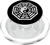 Bagua Pakua Yin Yang I Ging Trigrammes Chine Taoïsme Réalité PopSockets PopGrip pour MagSafe