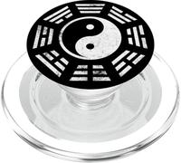 Bagua Yin and Yang Symbol I Ching Taoism Tai Chi tao Vintage PopSockets PopGrip pour MagSafe