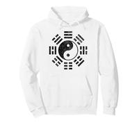 Bagua, Yin, Yang, Symbole I Ching, Taoïsme, Tai Chi, Feng Shui Pakua Sweat à Capuche