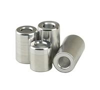 Bague, 10 pièces/ensemble rondelle en aluminium bague ronde creuse sans filetage entretoise M4 M5 M6 M8 M10 épaisseur 2/3/4/5/6/8/10/12/16 mm(5.2xD10x20(10pcs))