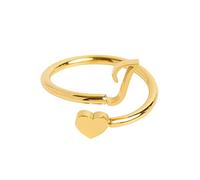 Bague À Ma Fille Dainty Initiale Coeur Anneau 26 Lettre Accessoires Populaires Bijou Élégant pour Femme Fille Anniversaire Fête Cadeau Affectueux