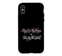 Bague à Mon Doigt Beach Bride Coque pour iPhone X/XS