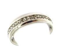 Bague acier Lien d'Amour blanc - LES TRESORS DE LILY - Taille 66 - Cristal - Femme 56