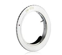 Bague adaptateur OM-EOS pour objectif avec fixation compatible avec OLYMPUS OM compatible avec le corps d'attache compatible avec Canon EOS ACIER d'Italie