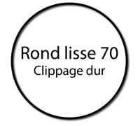 Bague adaptation moteur Somfy LT60 rond lisse 70x2mm - clippage dur