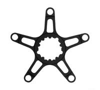 Bague Adaptation Pédalier Vélo Aluminium 130BCD pour gxp Bague | Alliage léger et pour robuste, résistance , pour surface lisse, idéal vélo route et VTT(Black)