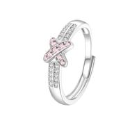 Bague Ajustable Bagues pour femmes populaires Bijoux tendance européens à la mode Deux couleurs en option Exquis et généreux Convient au port (A, 1 8cm)