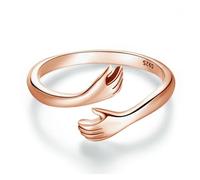 Bague Ajustable En Argent Sterling 925 Pour Femme, Bijou De Fête, 3 Couleurs
