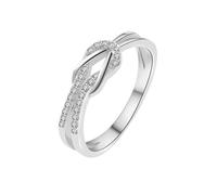 Bague Ajustable Noeud Infini - À Ma Soeur - Les Liens Éternels - Cadeau De Bijoux Pour La Fête Des Mères Et Les Anniversaires (Argent,7)