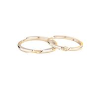 Bague Alliance Dessin Anneau Argent 925 Argent Sterling Ruban de Möbius Réglable Mise à Niveau 3.0 pour Couple Homme Lesbienne Graduation Bijoux